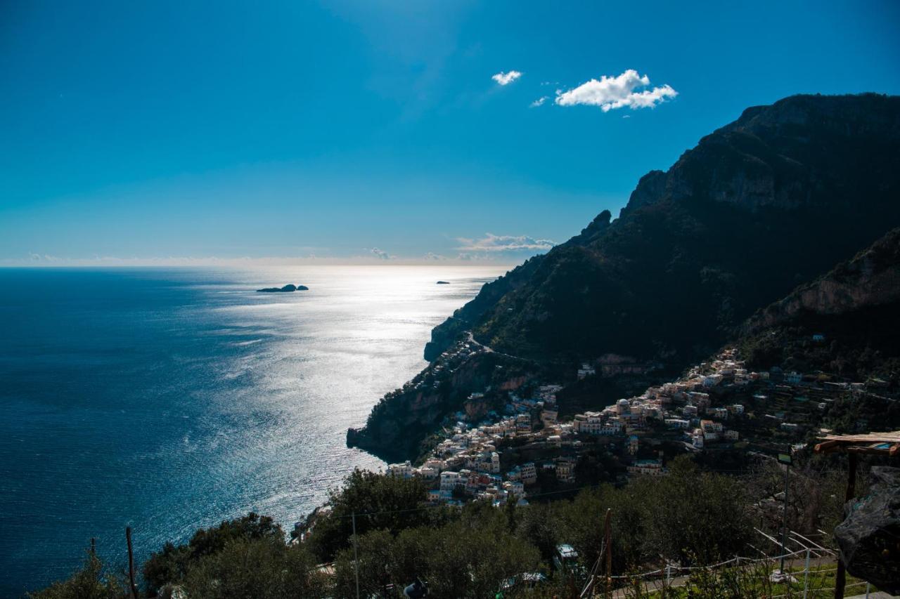 VILLA LA TAGLIATA spectacular jacuzzi hot tub amazing view&private parking garage Positano Exterior foto