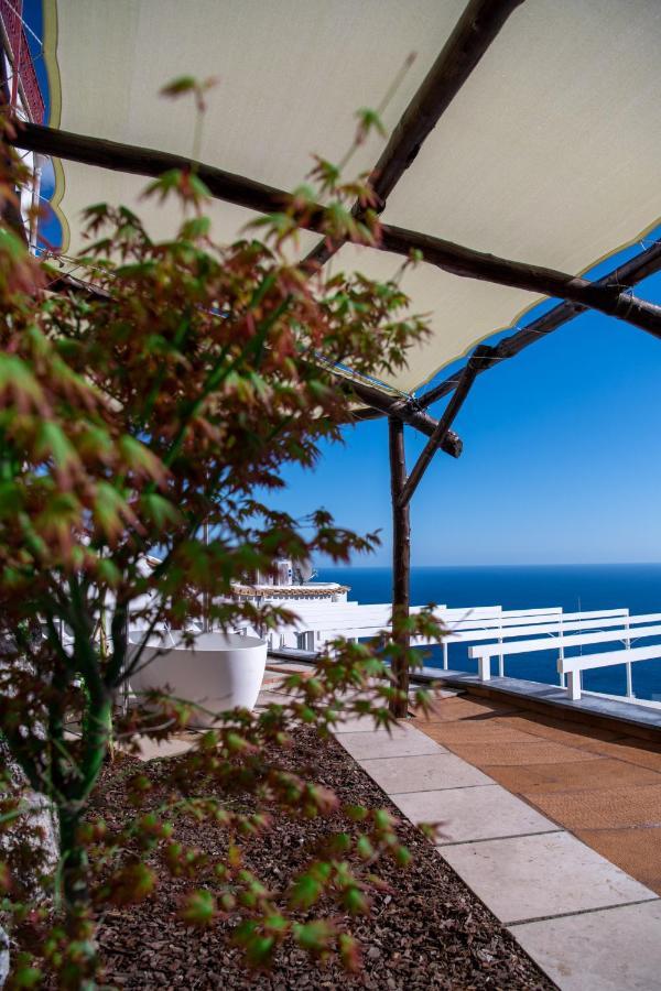 VILLA LA TAGLIATA spectacular jacuzzi hot tub amazing view&private parking garage Positano Exterior foto